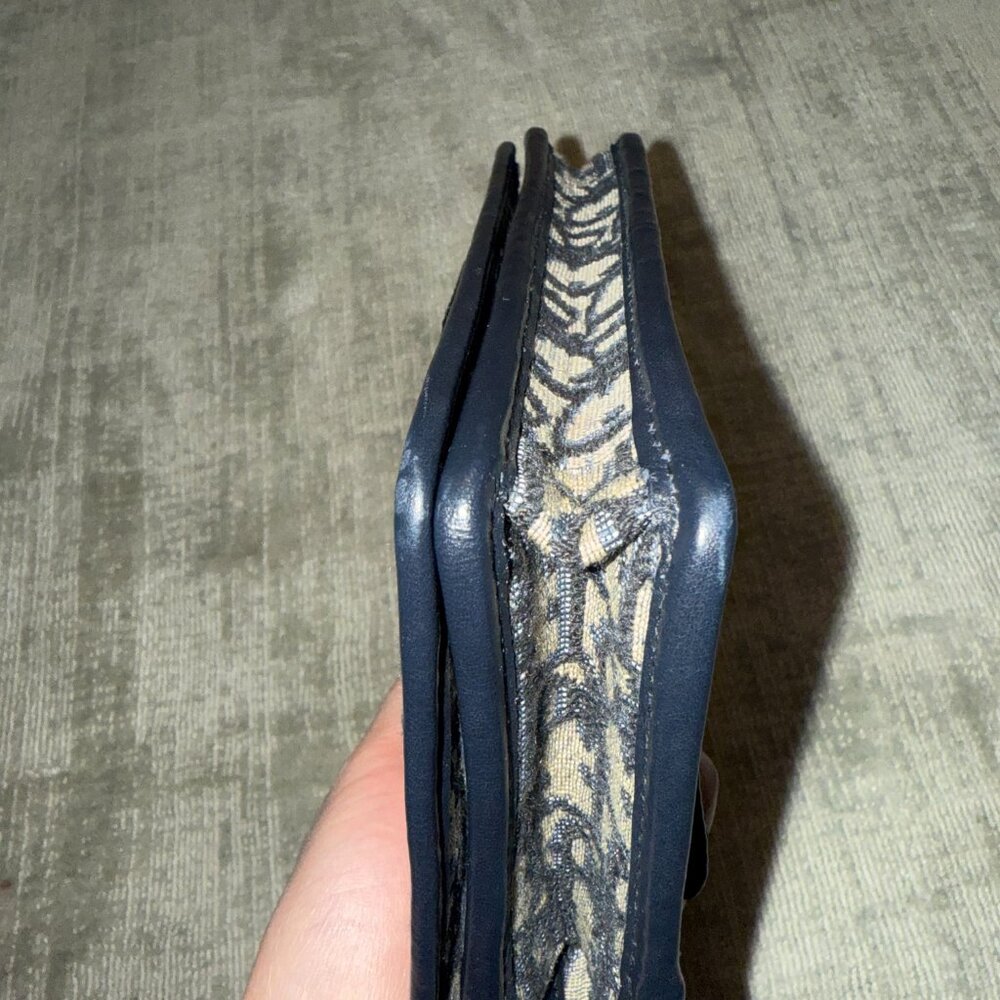 Christian Dior Oblique 30 Montaigne 2-In-1 Pouch Blue - Picture 6 of 13